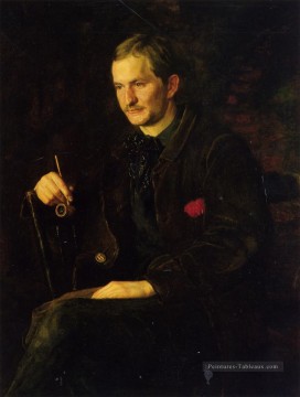  James Art - L’étudiant en art aka Portrait de James Wright réalisme portraits Thomas Eakins